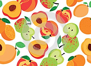 Fruit Seamless Background