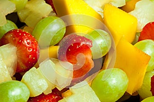 Fruit skewer detail