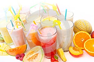 Fruit smoothie collection