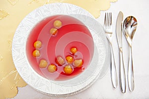 Fruit soup