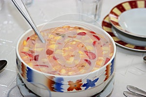 Fruit soup