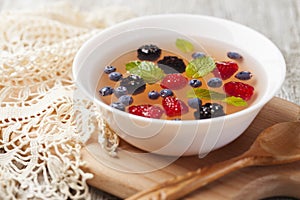 Fruit soup