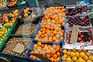 Fruit stall on the market