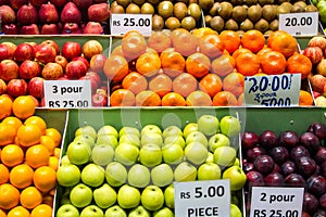 Fruit stand in Mauritius