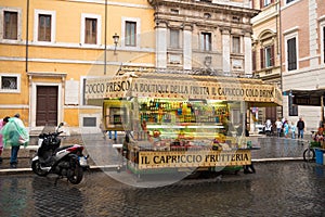 Fruit stand in rome