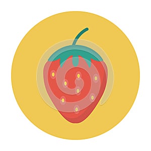 Fruit vector color flat icon