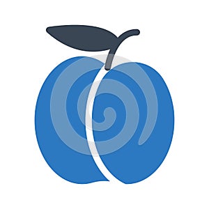 Fruit vector glyph color icon