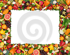 Fruit and vegetable frame