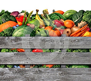 Fruit And Vegetable Harvest photo