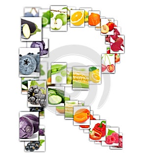 Fruit and Vegetable Letter