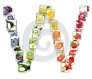 Fruit and Vegetable Letter