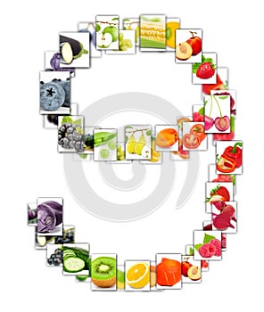 Fruit and Vegetable Letter