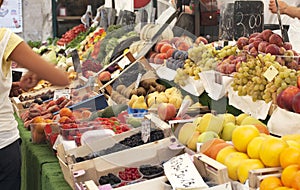 Fruit and vegetable stall