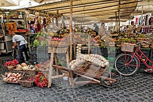 Fruit and Vegetable Stall, Rome