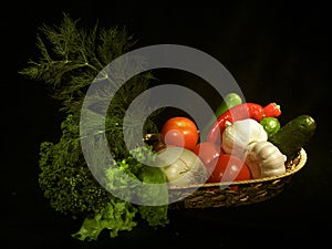 Fruit and vegetables photo