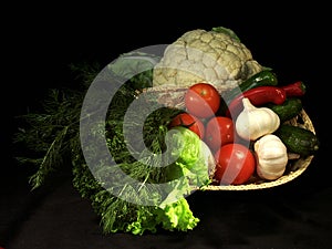 Fruit and vegetables photo