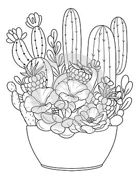 Fruit And Vegetables Coloring Page For Adult