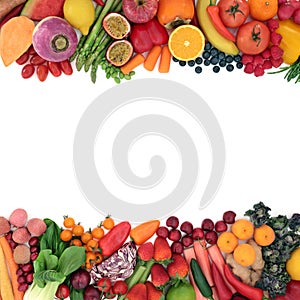 Fruit and Vegetables High in Natural Antioxidants