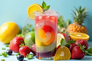 Fruit and Veggie Infused Refreshment