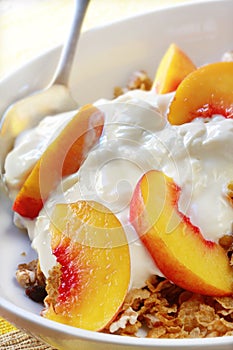 Fruit Yoghurt and Muesli