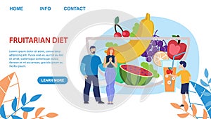 Fruitarian Diet for Adults and Kids Landing Page