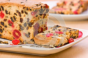 Fruitcake. photo