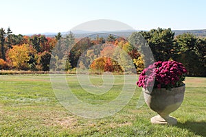 Fruitlands, Prospect Hill overlooking Western Massachusetts and Mt. Wachusett