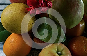 A collection of different fruits