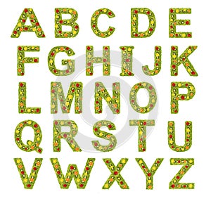 Fruits alphabet img