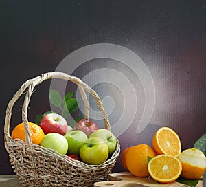 And fruits are apples