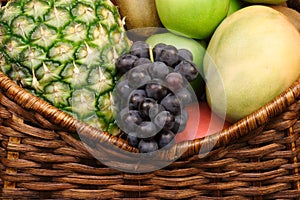 Fruits on basket