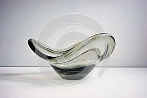 Fruits bowl in design glass.