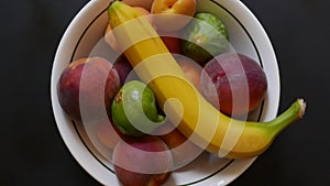 Fruits bowl healty diet