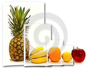Fruits collage