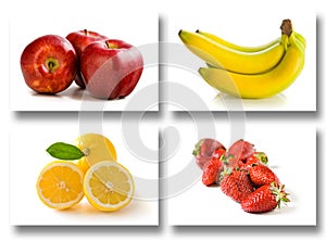 Fruits collage