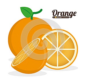 Fruits design, vector illustration.