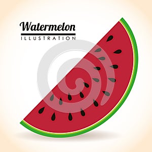 Fruits design, vector illustration.