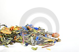 Fruits and flower leaves tea