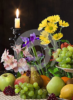 Fruits and flowers