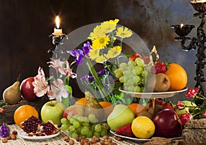 Fruits and flowers