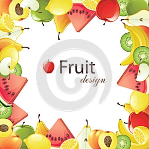 Fruits frame