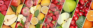 Fruits fruit food collection background banner orange apple apples lemon