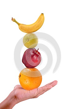 Fruits in hand