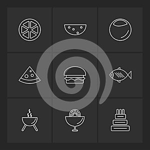 fruits , healthy , health , food , fitness , eps icons set vector