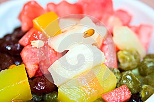 Fruits Ice porridge