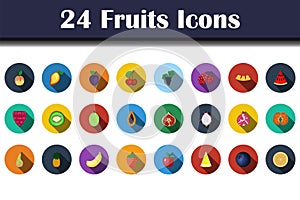 Fruits Icon Set