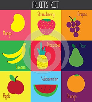 Fruits kit for supermarkets