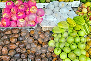 Fruits on the market in Java Indonesia