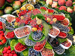 Fruits market in La Boqueria