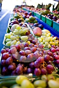 Fruits on a market stall